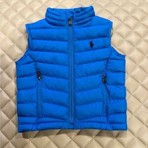 Ralph Lauren Vibrant Blue Quilted Vest